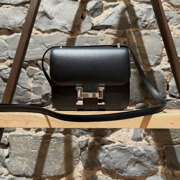 Hermès 2021 Limited Edition Black Monsieur Studio Disco Mini Constance III 18 - Picture 1 of 16